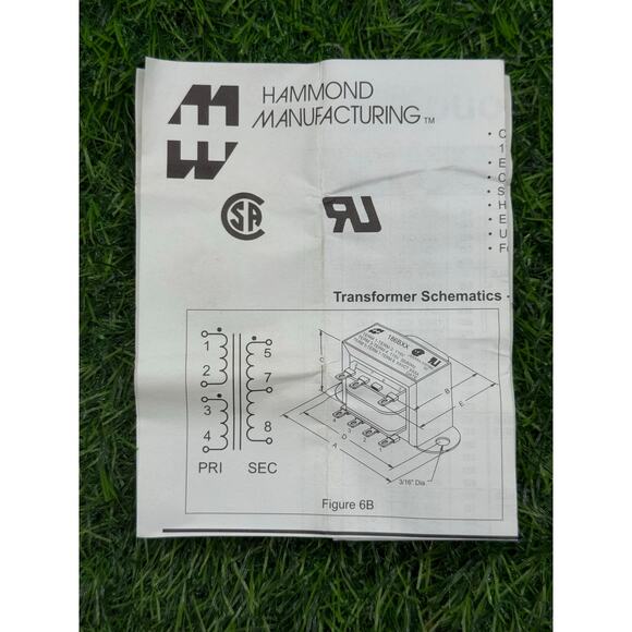 Hammond 186D28 Transformer-115/230VAC, 30VA, 28V C.T.@1.07A,186 Series - Picture 7 of 8